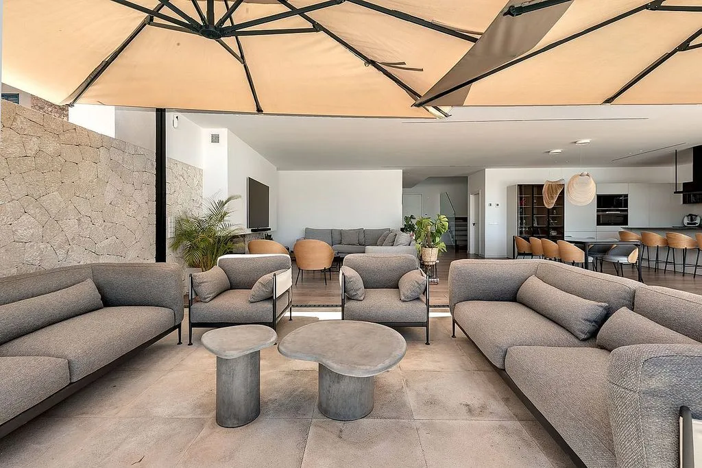 Terrasse - Luxury Chalet with Pool in Pòrtol