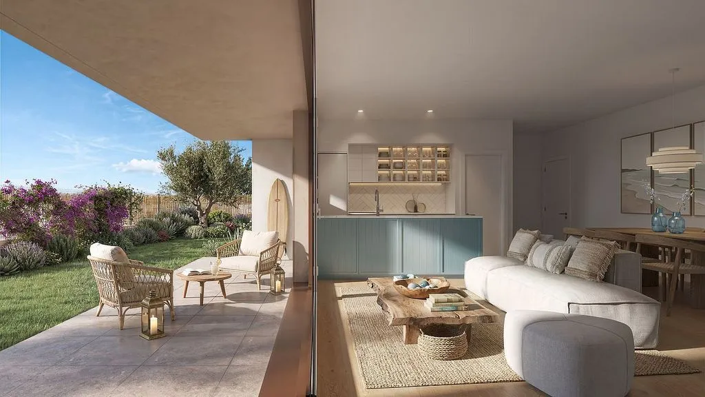 Terrass - New Apartment with Pool in Ajo, Cantabria