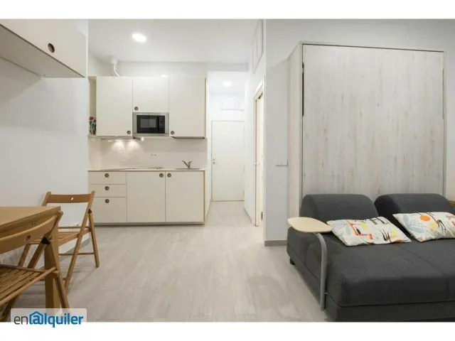 Séjour - Renovated Studio with Balconies in Madrid Centre
