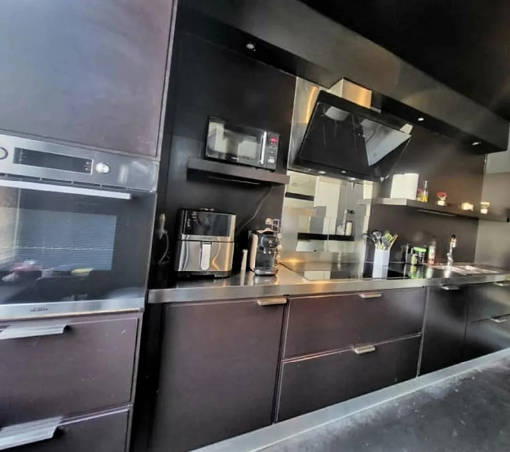 Cuisine - Appartement 2 Chambres à Schaerbeek avec Parking Optionnel