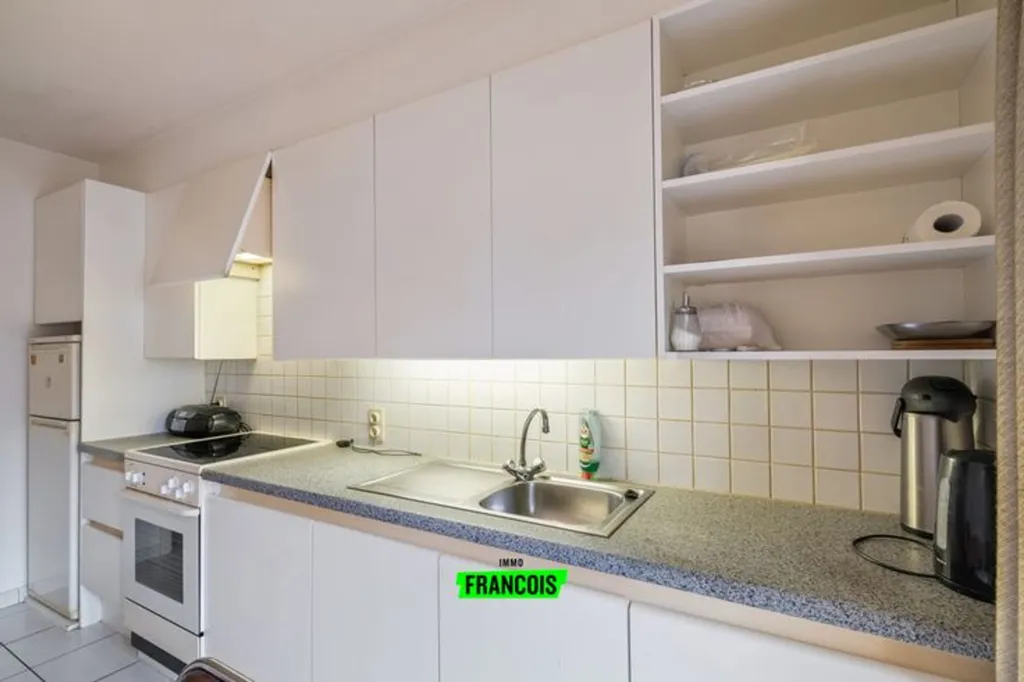 Cucina - Spacious Apartment with Terrace in Central Ostend