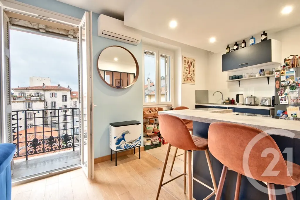 Cuisine - Duplex avec Balcon Vue Dégagée à Nice