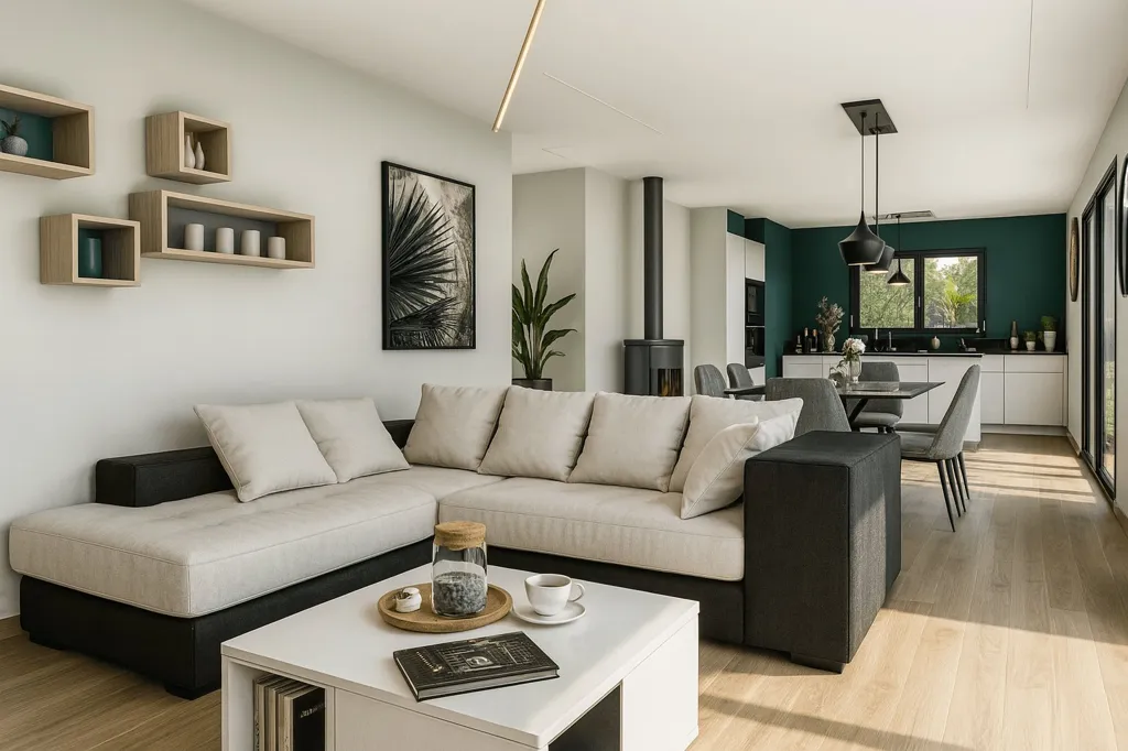 Soggiorno - Construction Plot in Melgven, Quimper Area