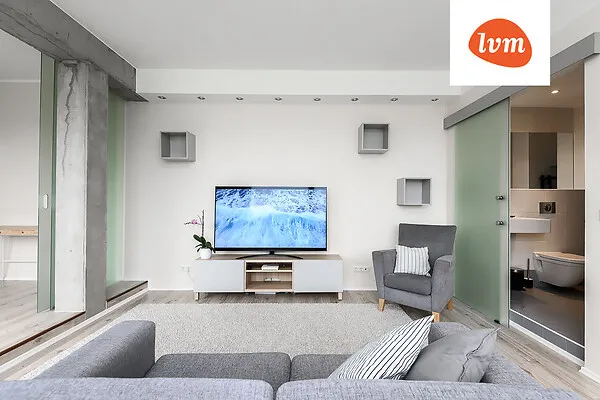 Séjour - Appartement 2 pièces à Pärnu