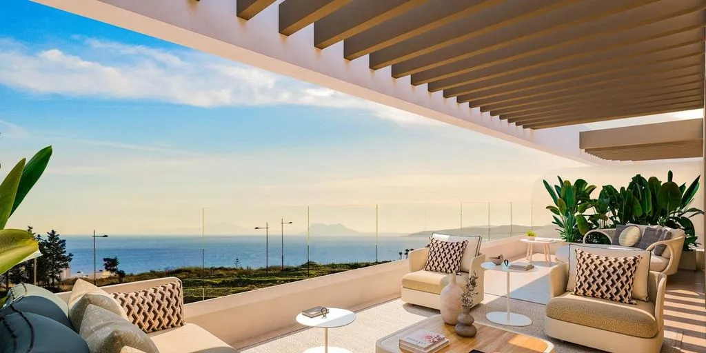 Terrass - Contemporary Flat with Sea View in Estepona