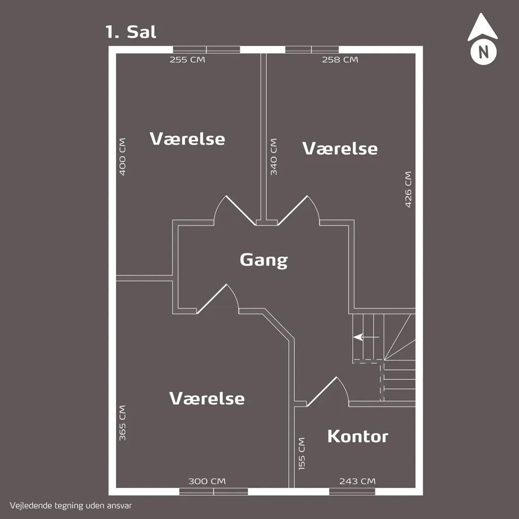 Plan - Villa with Garden View in Glamsbjerg