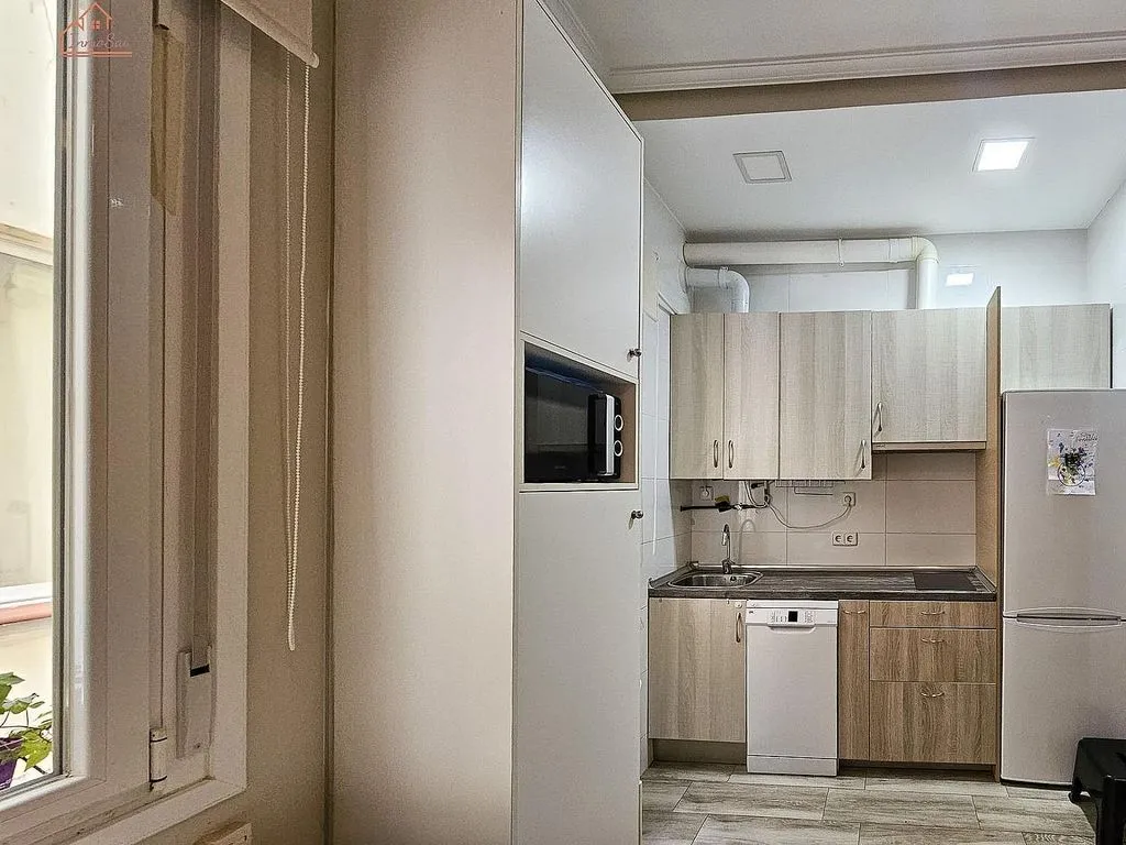 Köök - Furnished Flat with AC in Malasaña, Madrid