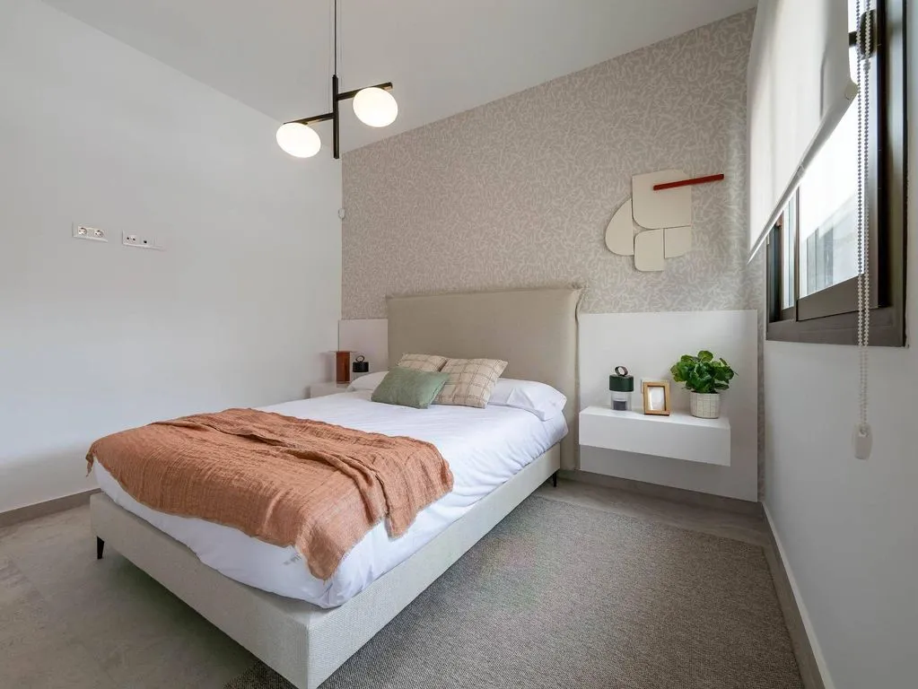 Bedrooms - New-Build Villa with Pool in Algorfa