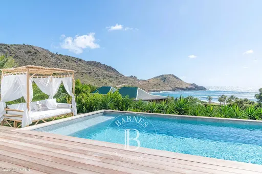 Piscine - Villa de luxe avec vue mer à Saint-Barthélemy