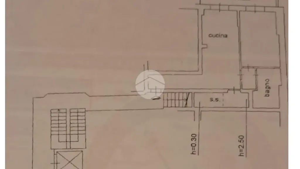 Floor Plan - Modernised Two-Bedroom Apartment in Florence