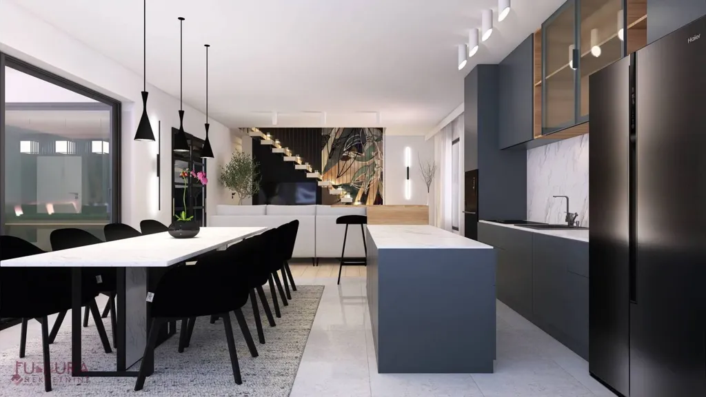Cucina - Luxury Villa with Sea View in Posedarje
