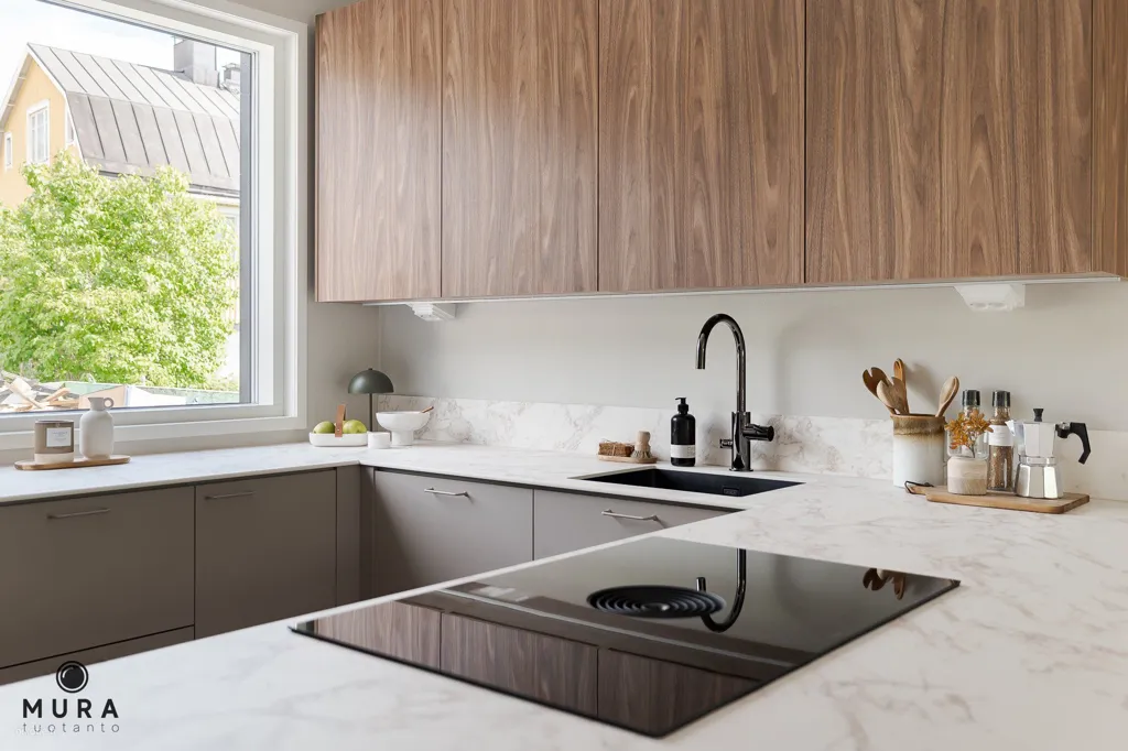 Cuisine - Modern Parterre Flat with Sauna in Tahmela, Tampere