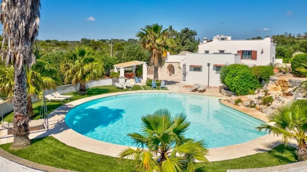 Aerial - Renovated Villa with Pool near Ostuni