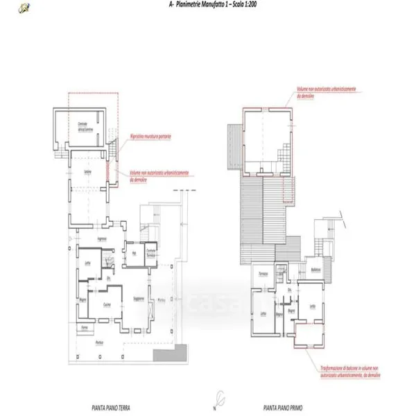 Plan - Terraced Villa with Pool in Toffia
