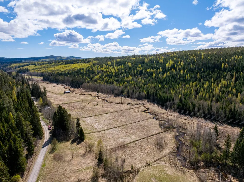 Vista aerea - Unbuilt Land with Forest in Sundsvall