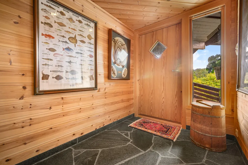 Entrée - Holiday Cottage with Marina Spots in Forstrøno