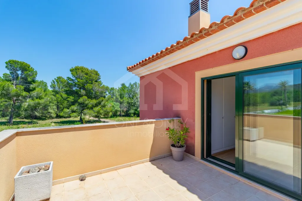 Terrasse - Duplex with Pool View in El Casalot-Bonmort
