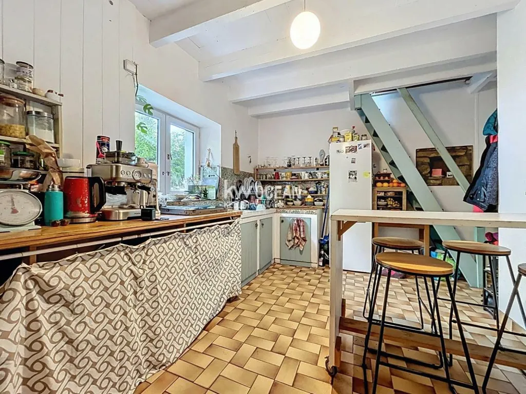 Cucina - House with Sea View in Beuzec-Cap-Sizun