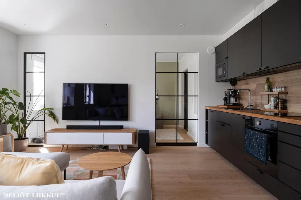 Séjour - Modern Apartment with Balcony in Hermanni