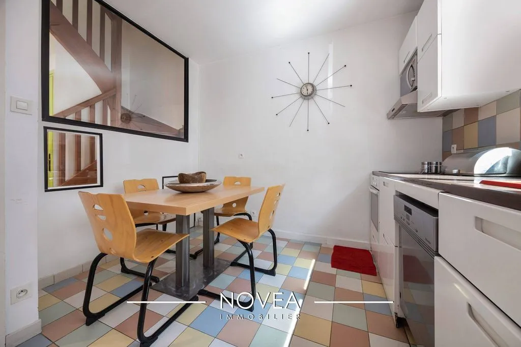 Salle à manger - Maison Familiale avec Jardin dans le Quartier République à Villeurbanne
