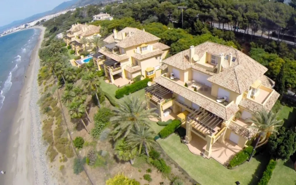 Vue aérienne - Seafront Apartment with Sea View in Marbella