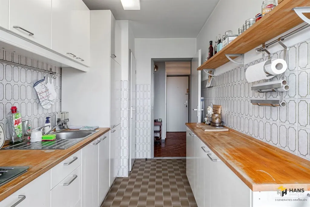 Cucina - Apartment with Canal View in Deurne, Antwerp