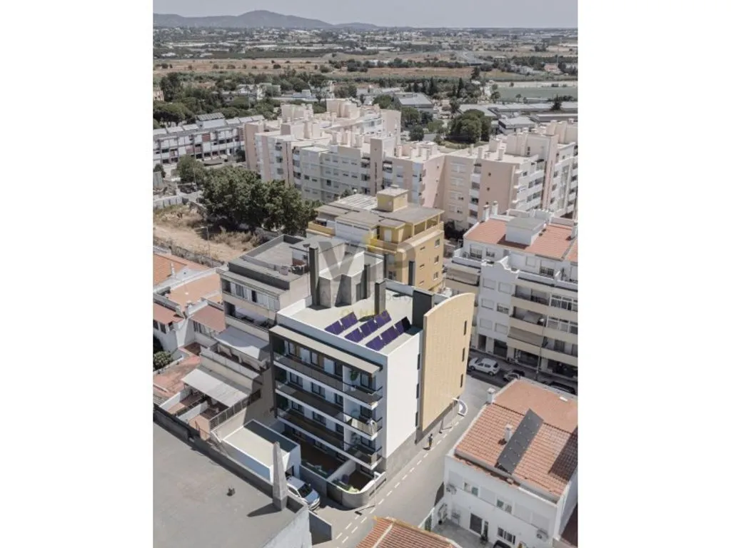 Aerial - Luxury Apartment with Balcony in Faro