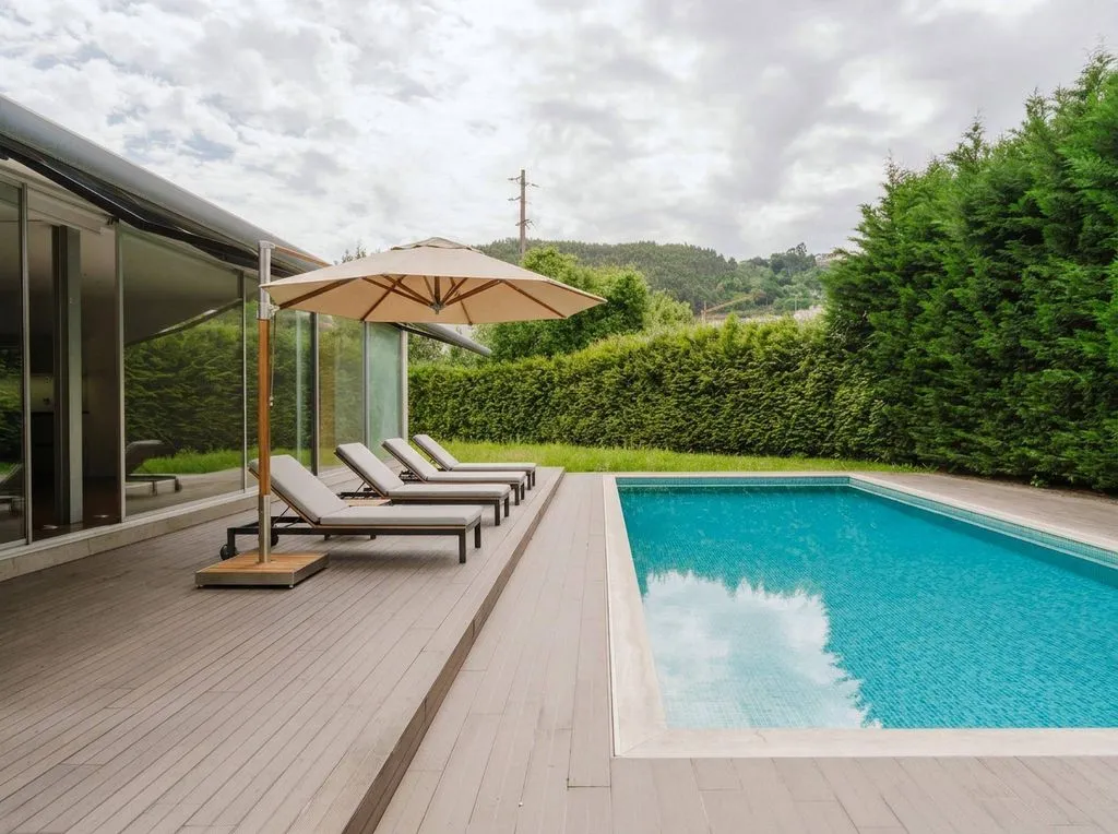 Piscine - Contemporary Villa with Pool in Este, Braga