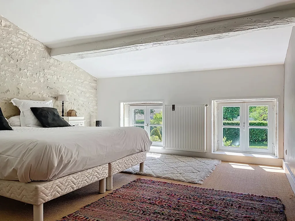 Bedrooms - Charentaise House with Pool near Royan