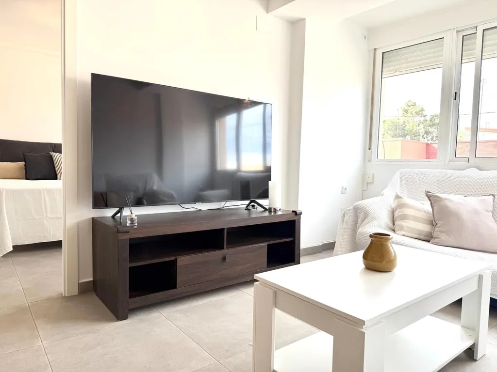 Living Room - Reformed Flat with Balcony in Burjassot