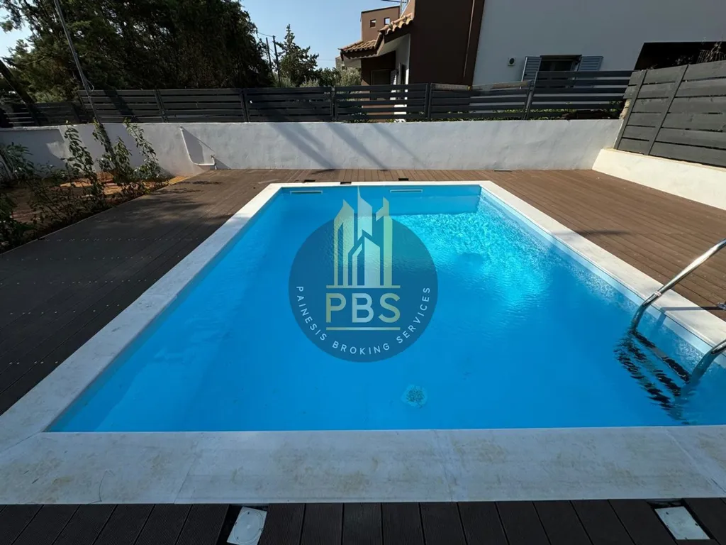 Piscine - Modern Villa with Pool in Artemida, Loutraki