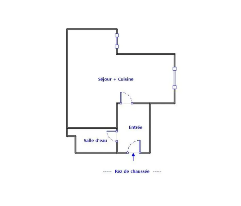 Planimetria - Studio with Parking in Franconville