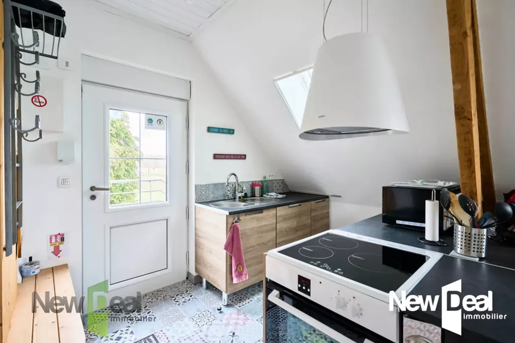 Köök - Semi-Personal House with Forest View in Saint-Amand-les-Eaux