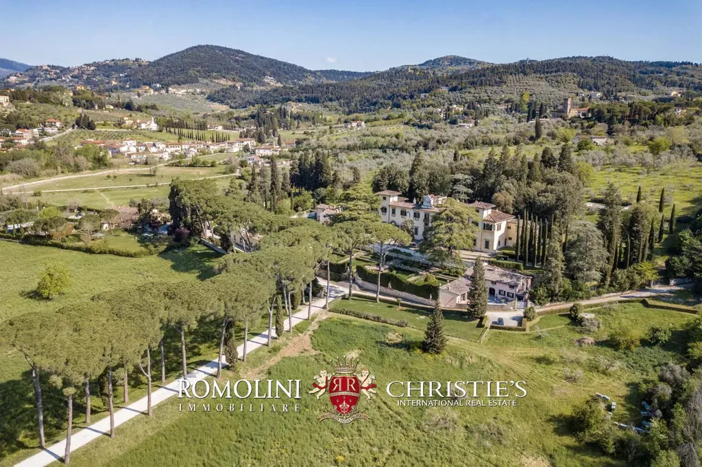 Vue aérienne - Historic Villa with Panoramic Views near Florence