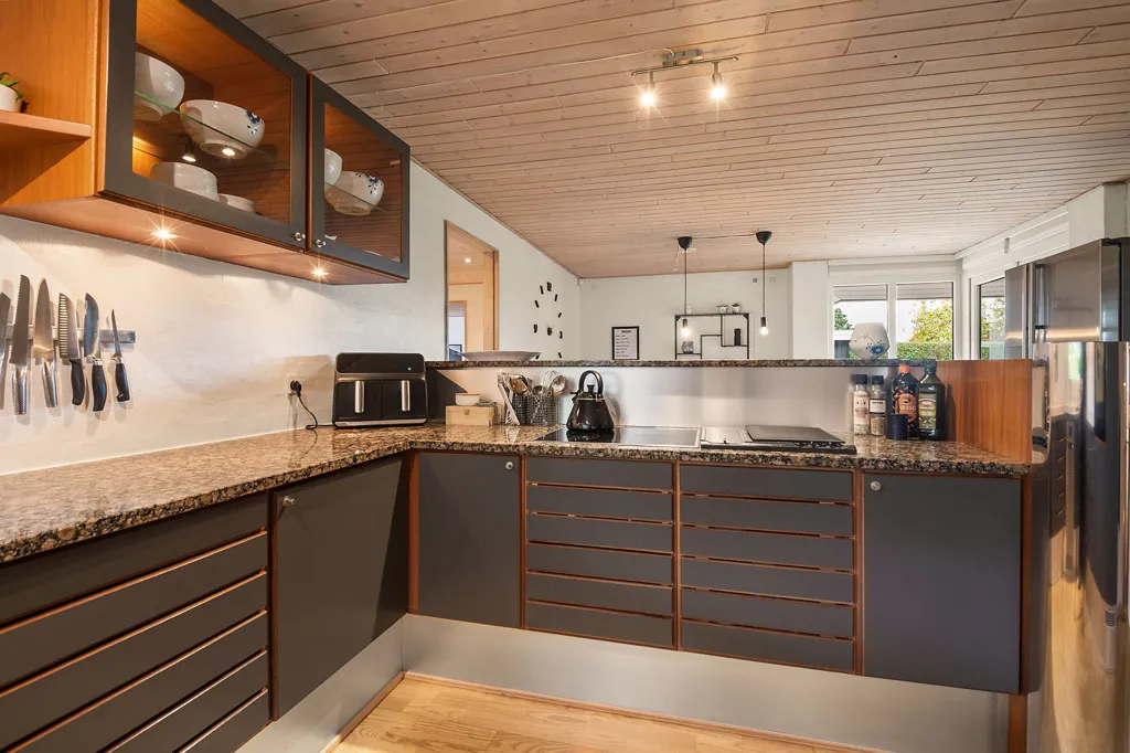 Cucina - Fenced Villa with Garden in Kibæk