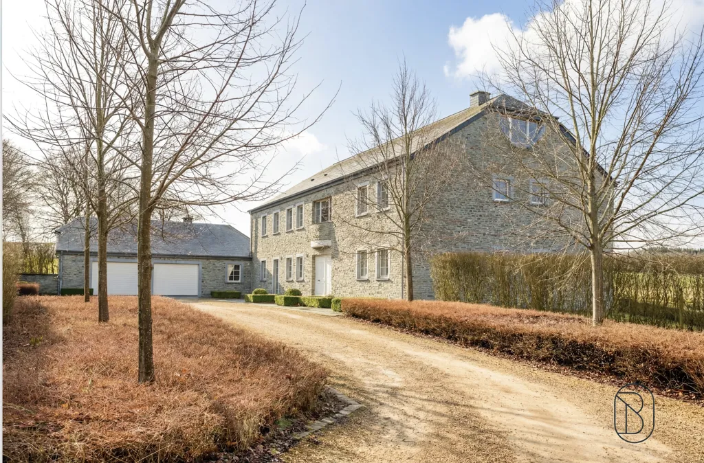 Exterior - Luxury House with Pool in Sainte-Ode Tillet