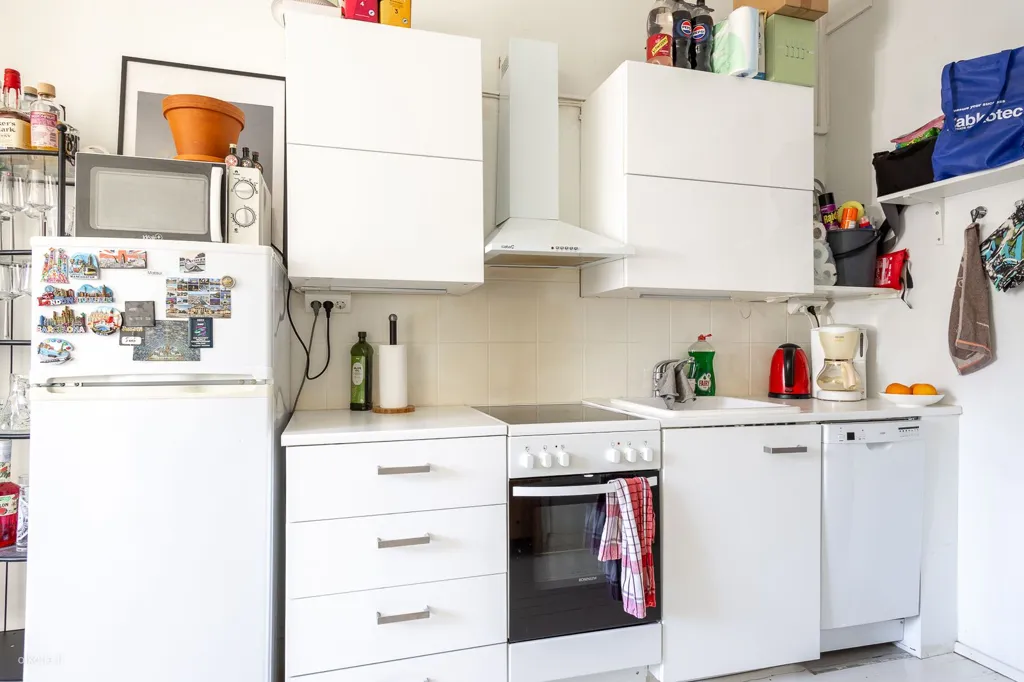 Cuisine - Studio Apartment with Loft in Alppila
