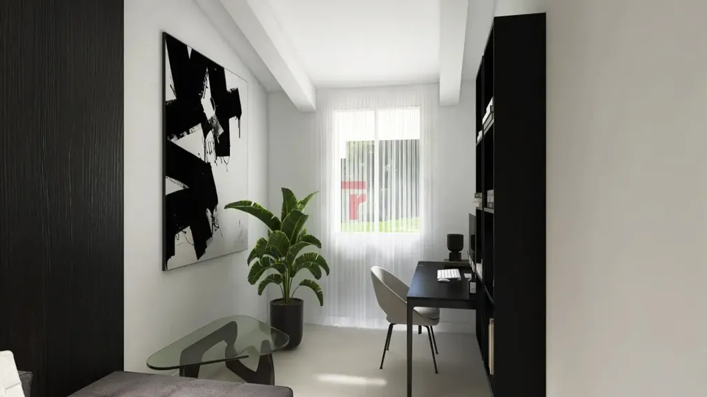 Office - Modern Penthouse with Large Terrace in Polverara