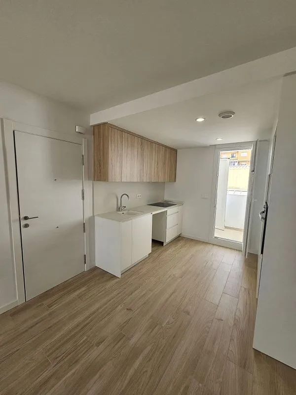 Köök - Apartment with Terrace in La Xara, Alicante