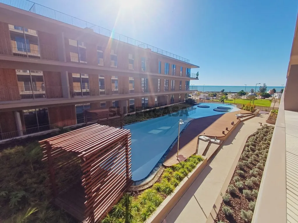 Vista aerea - Luxury 2-Bed Flat with Beachfront in Quarteira
