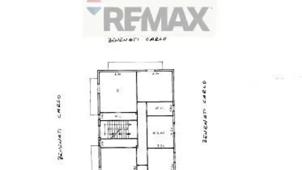 Plan - Villa Portion with Garden in Caltagirone