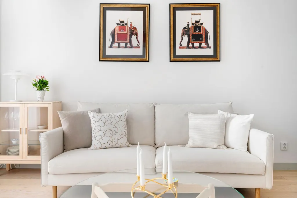 Living Room - Modern Townhouse with Loft in Vallastaden