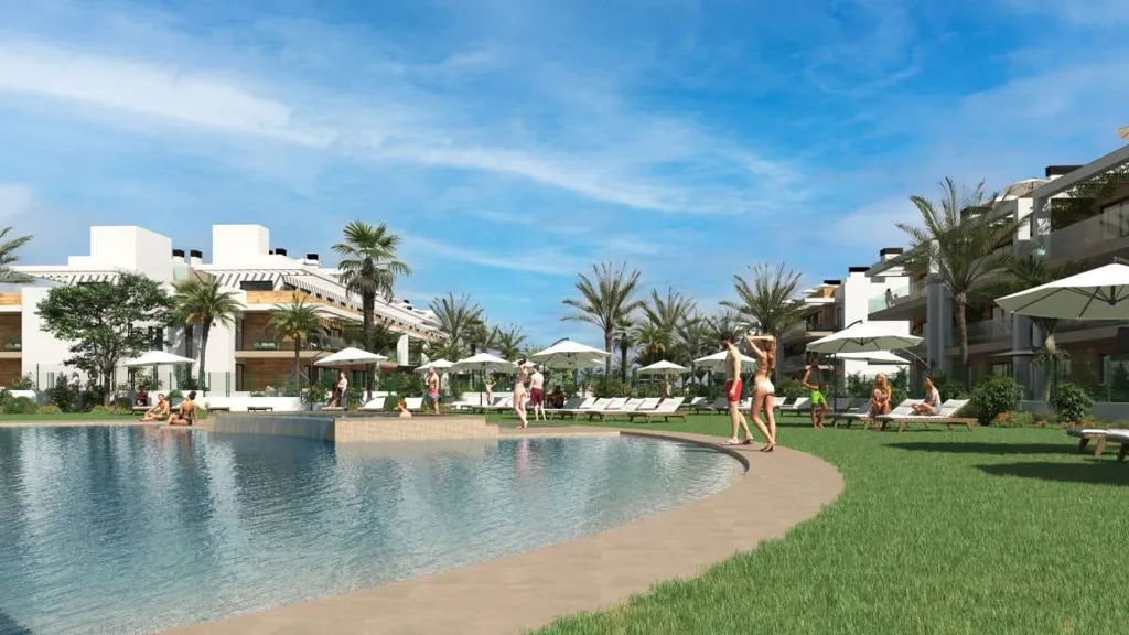 Bassein - New Apartment with Private Garden near La Serena Golf, Los Alcázares