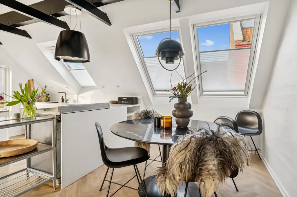 Salle à manger - Historic Terrace House with Garden in Aarhus C