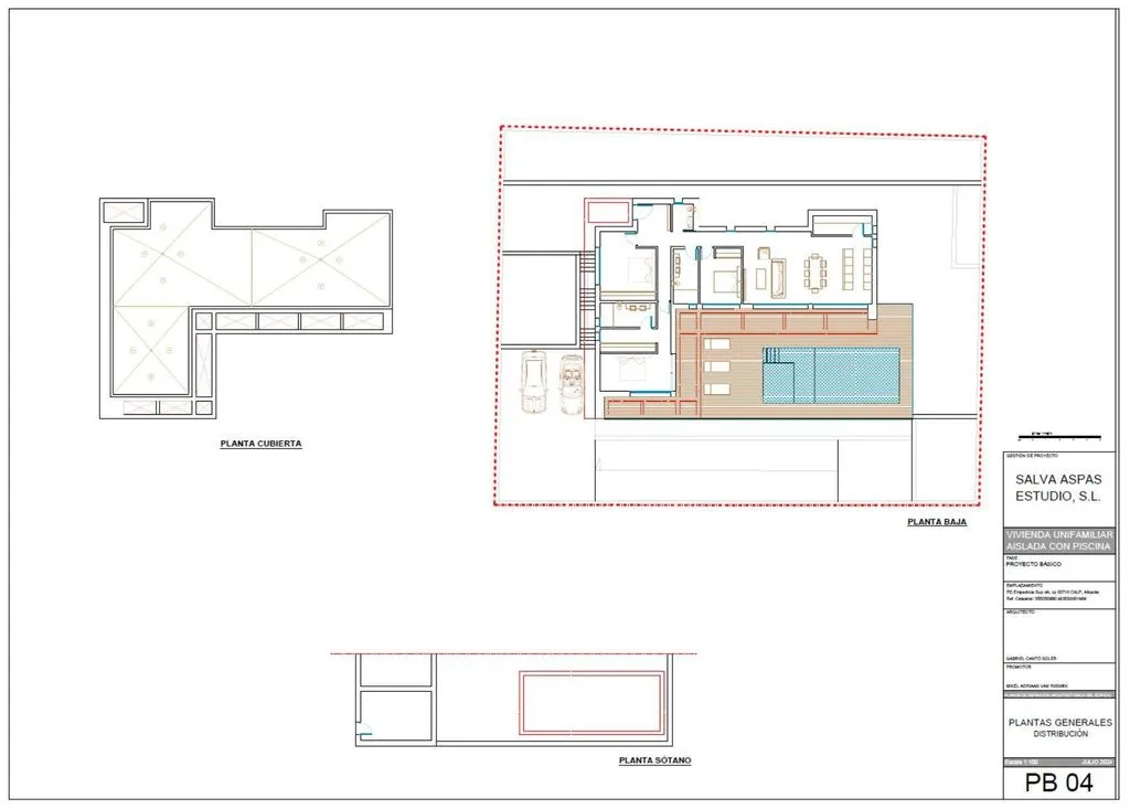 Plan - Luxury Villa with Sea View in Calpe