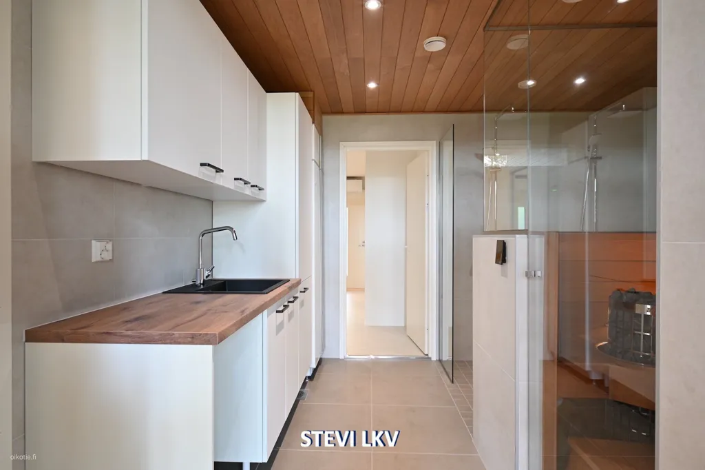 Cucina - Modern Apartment with Garden in Naantali