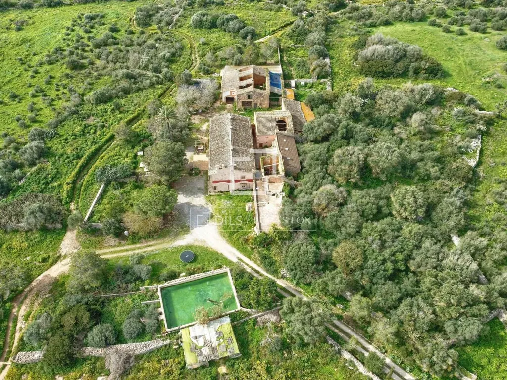 Vue aérienne - Historic Estate with Equestrian Potential in Llucmajor