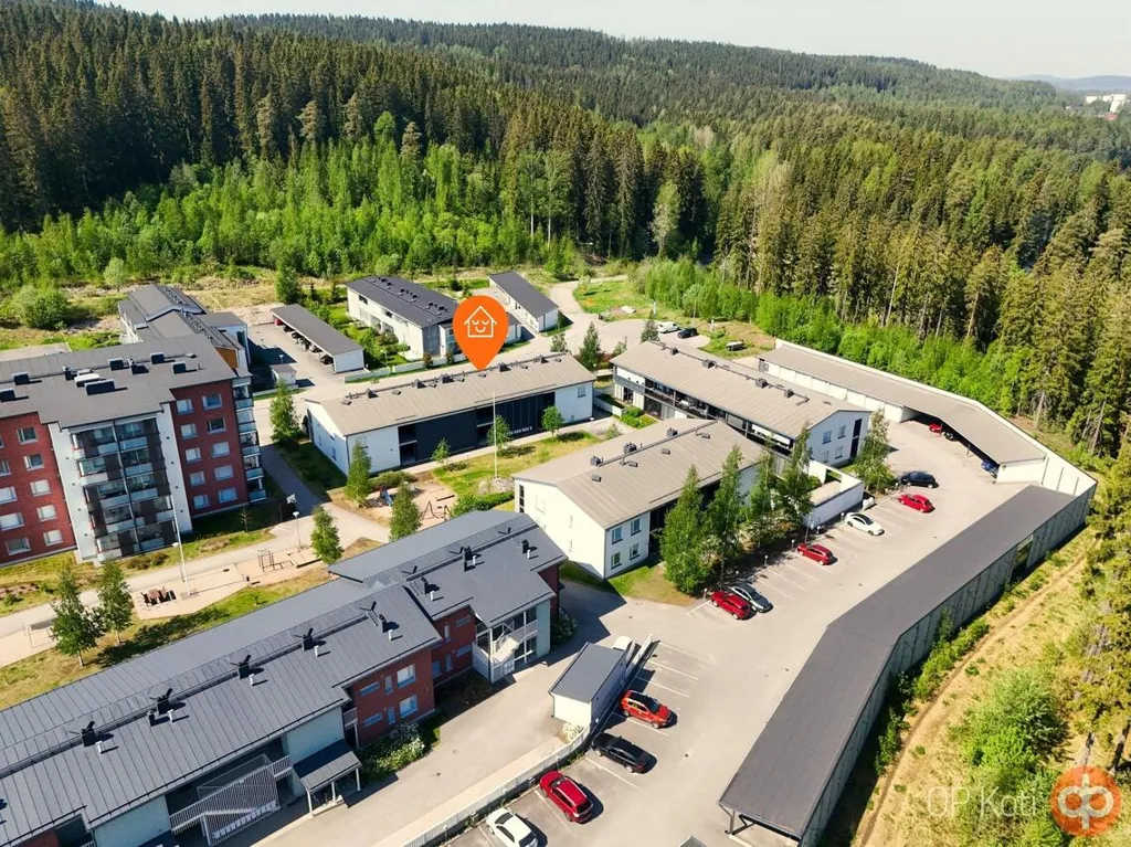 Õhuvaade - Basement Apartment with Terrace in Kuopio