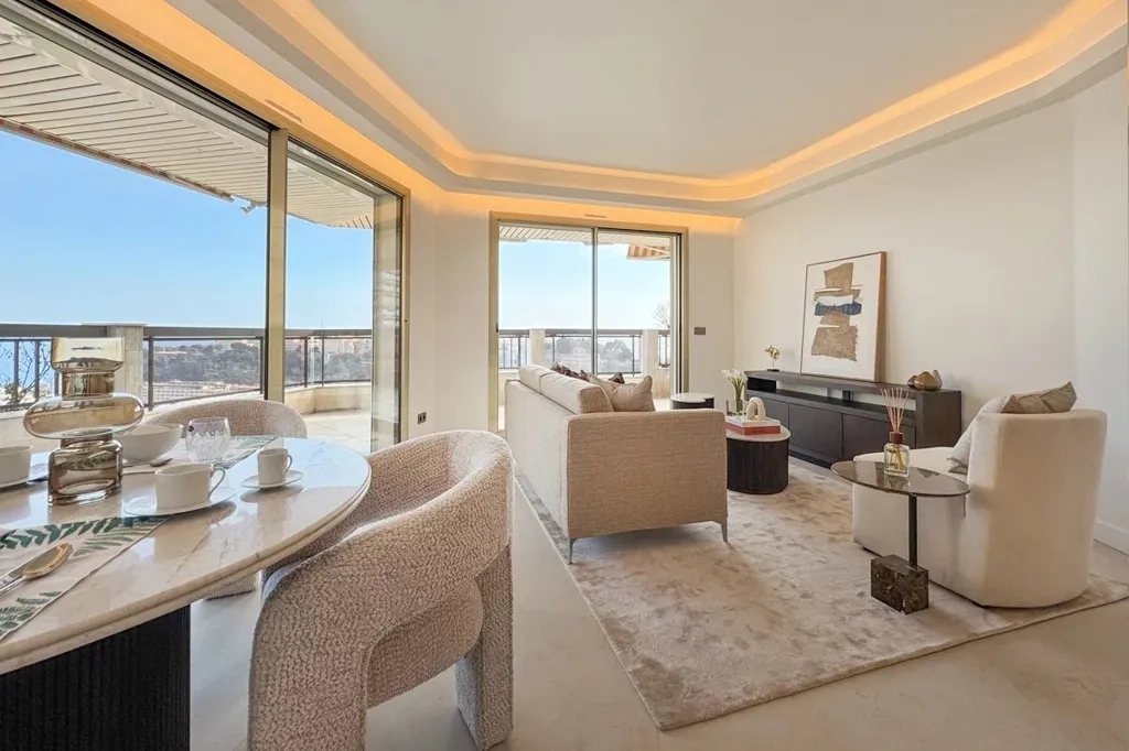 Soggiorno - Luxury Apartment with Sea View in Monaco