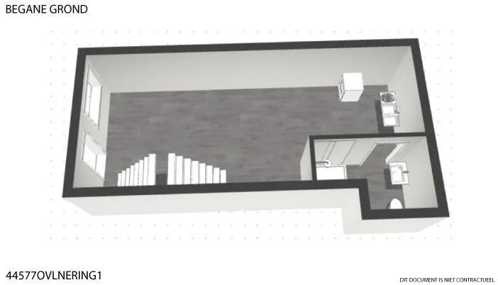 Plan - Appartement de 2 Façades avec Visite Virtuelle à Proximité de la Gare
